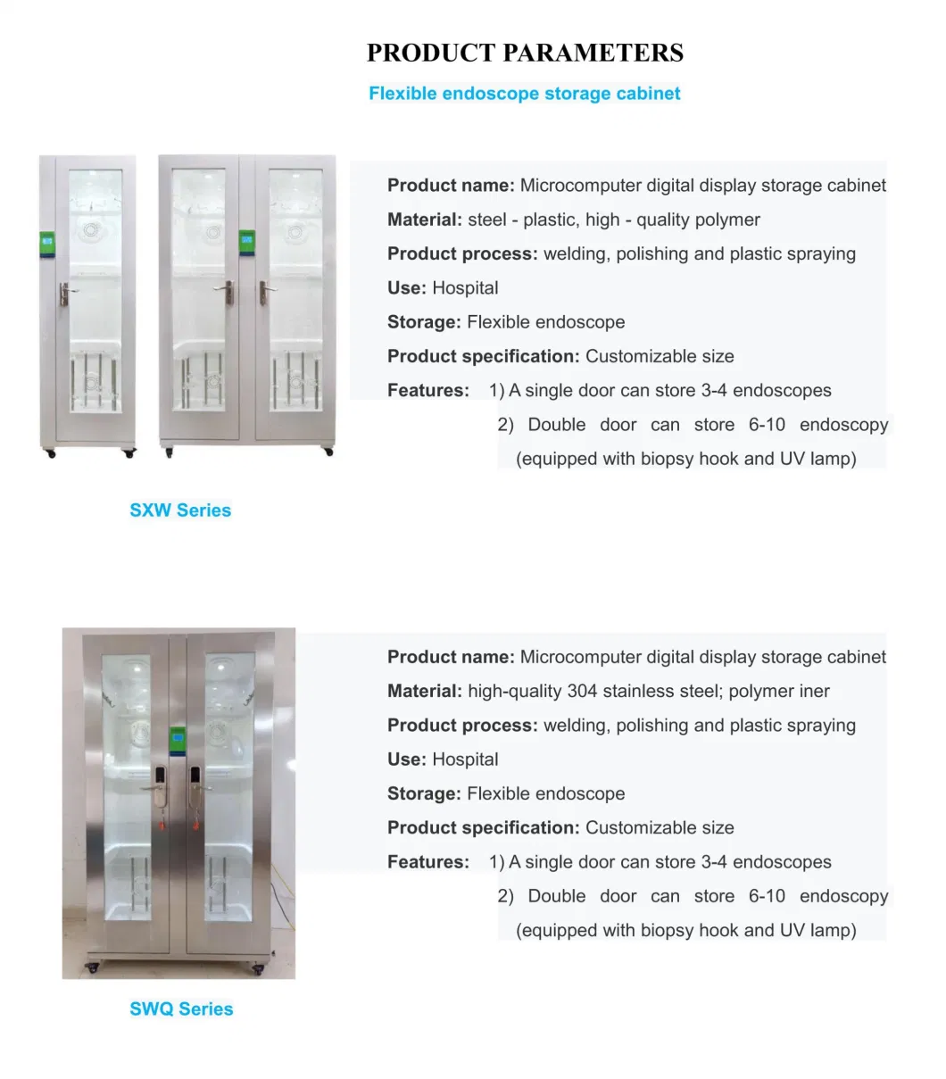 Factory Medical Flexible Endoscope Cleaning Trough Disinfection Tank Station Gastroscope Colonoscope Cleaning Sink Stainless Steel Endoscope Cleaning Device