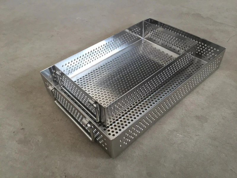 Insert Ultrasonic Cleaning Crimped Wire Mesh Sterilization Storage Transportation Baskets