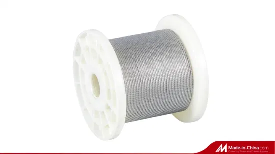 1X7/1X19/7X7/7X19/6X7+FC/6X19+FC SUS304/SUS316 Industrial/ Automotive/Construction/Communication or Medical Device Use Steel Wire Rope