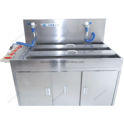 Factory Medical Flexible Endoscope Cleaning Trough Disinfection Tank Station Gastroscope Colonoscope Cleaning Sink Stainless Steel Endoscope Cleaning Device